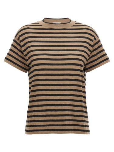 Lurex Stripes Sweater - Brunello Cucinelli - Modalova