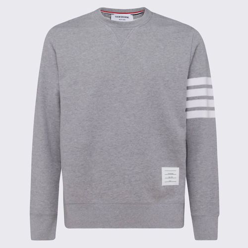 Thom Browne Grey Cotton Sweatshirt - Thom Browne - Modalova