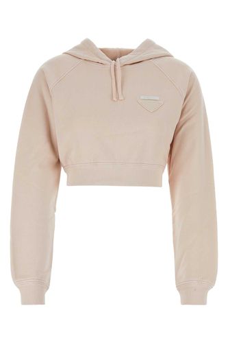 Prada Pastel Pink Cotton Sweatshirt - Prada - Modalova