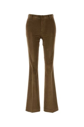 Biscuit Stretch Velvet Pant - PT Torino - Modalova