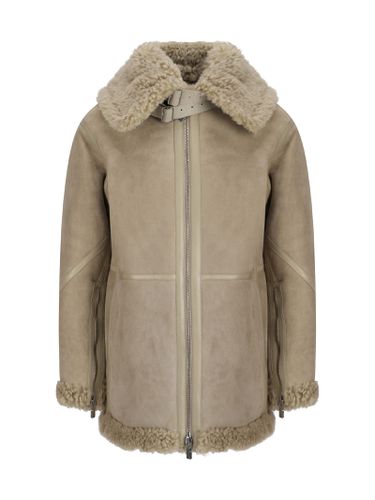 Burberry Shearling Zip-up Jacket - Burberry - Modalova