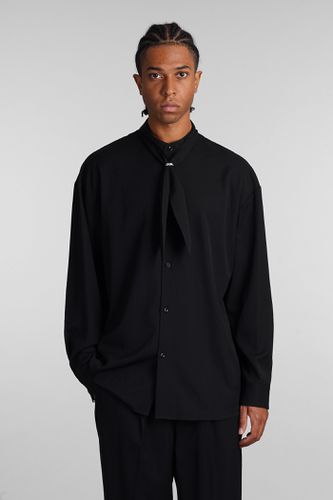 Attachment Shirt In Black Wool - Attachment - Modalova