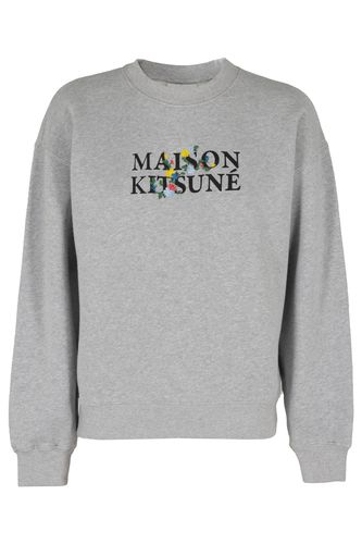 Maison Kitsune Flowers Comfort Sweat - Maison Kitsuné - Modalova