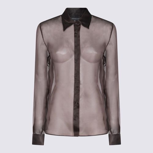 Fabiana Filippi Brown Silk Shirt - Fabiana Filippi - Modalova