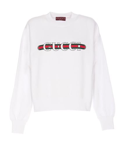 Gucci Print Sweatshirt - Gucci - Modalova