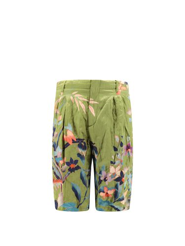 Bermuda Shorts With Floral Print - Etro - Modalova