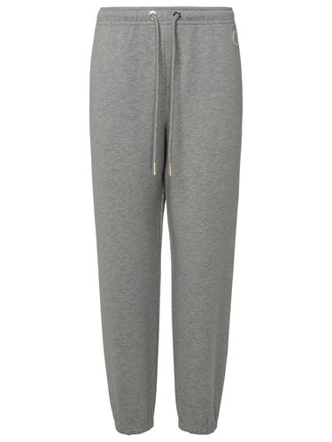 Moncler Grey Cotton Pants - Moncler - Modalova