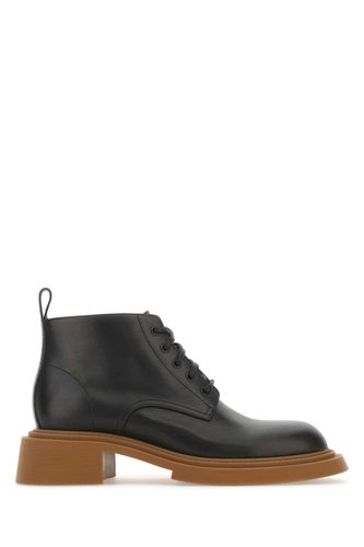 Loewe Black Leather Ankle Boots - Loewe - Modalova