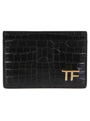 Printed Alligator Classic Credit Card Holder - Tom Ford - Modalova