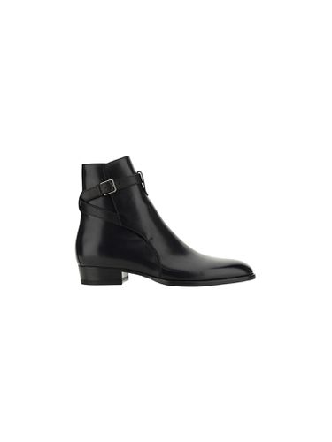 Wyatt Jodhpur Ankle Boots - Saint Laurent - Modalova