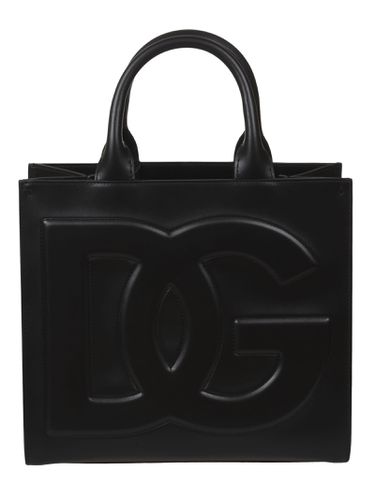 Round Top Handle Logo Tote - Dolce & Gabbana - Modalova