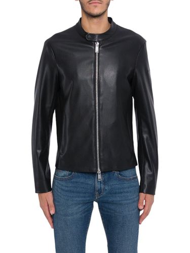 Zipped Bomber Jacket - Armani Collezioni - Modalova