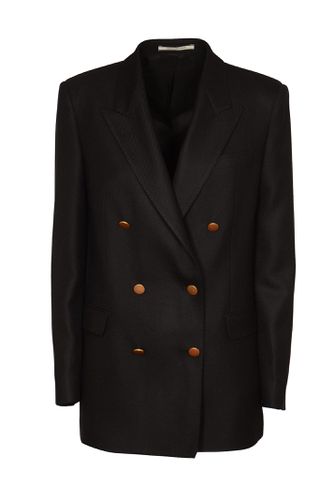 Double-breasted Straight Blazer - Tagliatore - Modalova