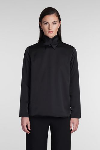 Blouse In Black Polyester - Giorgio Armani - Modalova