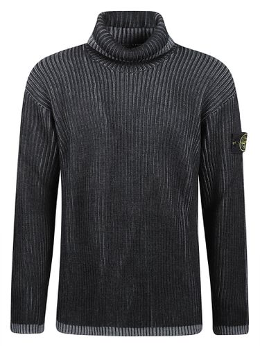 Stone Island Ribbed Wool Sweater - Stone Island - Modalova