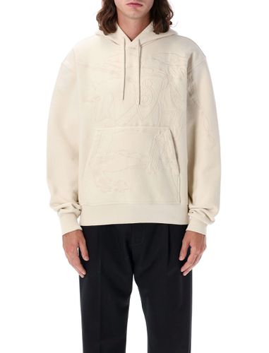 Embroidered Logo Hoodie - Burberry London - Modalova