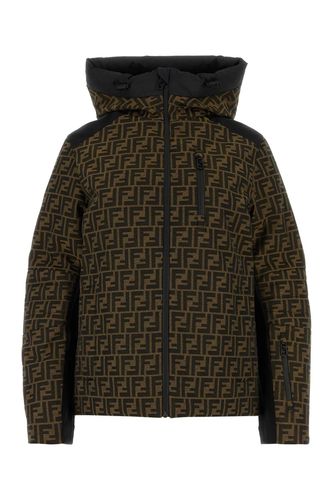 Fendi Ff Motif Zip-up Hooded Jacket - Fendi - Modalova