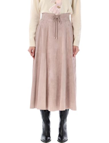 Abberton Suede Midi Skirt - Ralph Lauren - Modalova