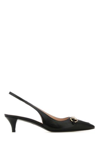 Gucci Black Leather Pumps - Gucci - Modalova