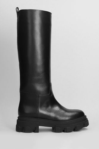 Perni 07 Low Heels Boots In Leather - GIA BORGHINI - Modalova