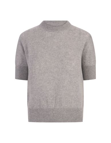 Short-sleeved Sweater In Cashmere - Ermanno Scervino - Modalova