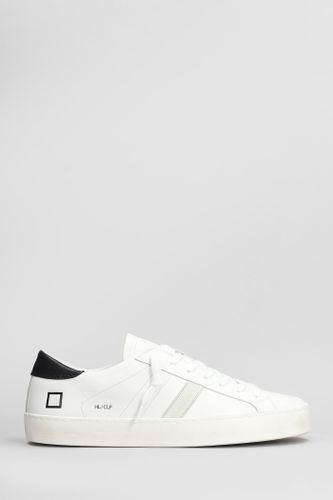 D. A.T. E. Hill Low Sneakers In White Leather - D.A.T.E. - Modalova