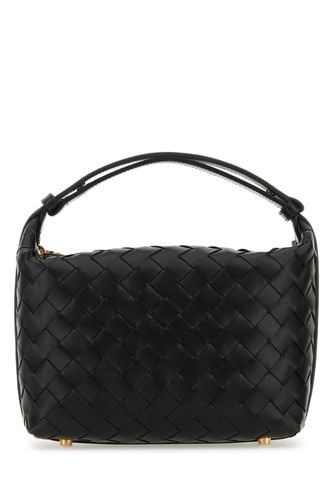 Black Nappa Leather Mini Wallace Handbag - Bottega Veneta - Modalova