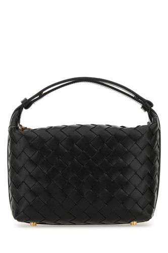 Black Nappa Leather Mini Wallace Handbag - Bottega Veneta - Modalova