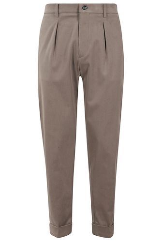 Chiaia Long Pant Over Fit Bull Cotton Stretch - Berwich - Modalova