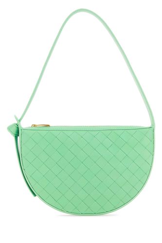 Mint Green Leather Mini Sunrise Shoulder Bag - Bottega Veneta - Modalova