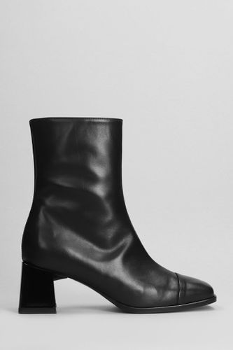 Odeon High Heels Ankle Boots In Leather - Carel - Modalova