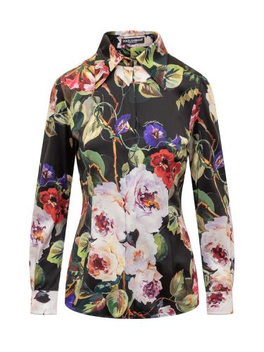 Rose Garden Print Shirt - Dolce & Gabbana - Modalova