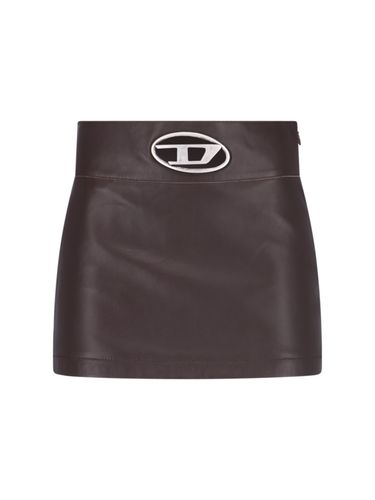 Diesel l-dixy Logo Mini Skirt - Diesel - Modalova