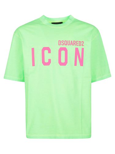 Logo Printed Crewneck T-shirt - Dsquared2 - Modalova