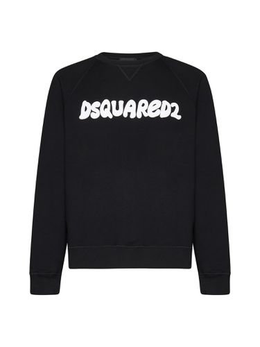 Logo Printed Crewneck Sweatshirt - Dsquared2 - Modalova