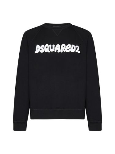 Logo Printed Crewneck Sweatshirt - Dsquared2 - Modalova