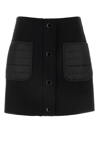 Stretch Viscose Blend Mini Skirt - Moncler - Modalova