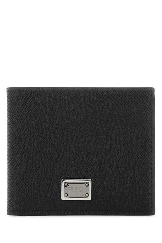 Black Leather Wallet - Dolce & Gabbana - Modalova