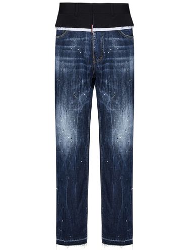 Medium White & Spots Loose Jeans - Dsquared2 - Modalova