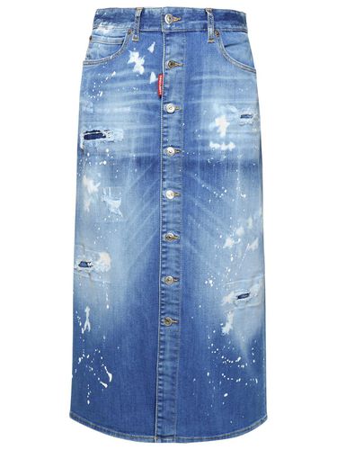 Dsquared2 Denim Long Skirt - Dsquared2 - Modalova