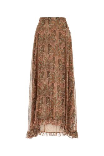 Etro Printed Crepe Skirt - Etro - Modalova