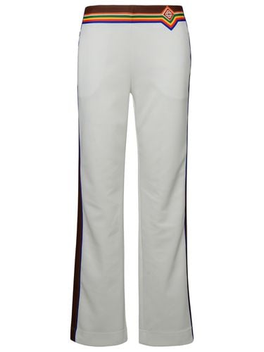Casablanca White Polyester Pants - Casablanca - Modalova