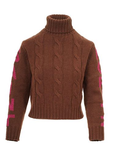 Logo Intarsia-knit Turtleneck Jumper Sweater - MC2 Saint Barth - Modalova