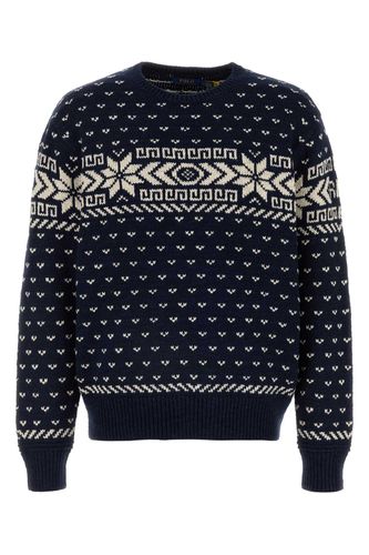 Embroidered Cotton Blend Sweater - Polo Ralph Lauren - Modalova