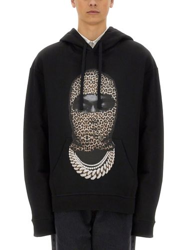 Leopard Mask Print Sweatshirt - ih nom uh nit - Modalova