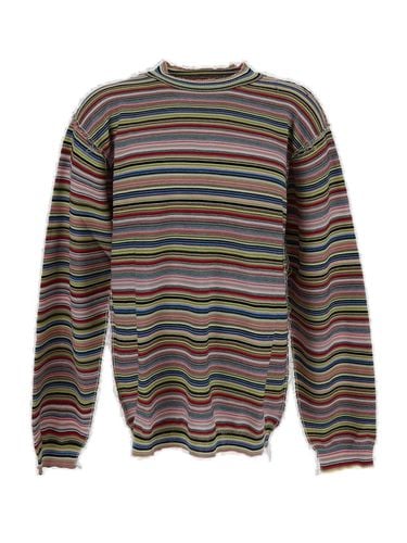Striped Knitted Long-sleeved T-shirt - Maison Margiela - Modalova