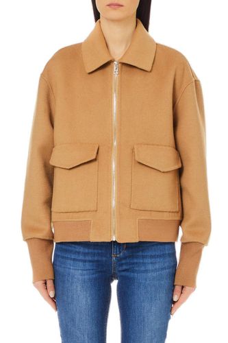 Zip-up Felted Bomber Jacket Liu-Jo - Liu-Jo - Modalova