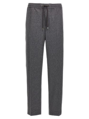 Moncler Grey Cashmere Blend Joggers - Moncler - Modalova