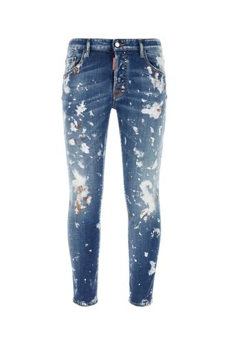 Stretch Denim Skater Jeans - Dsquared2 - Modalova