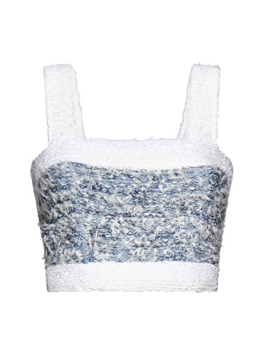 Balmain Denim Tweed Strappy Top - Balmain - Modalova